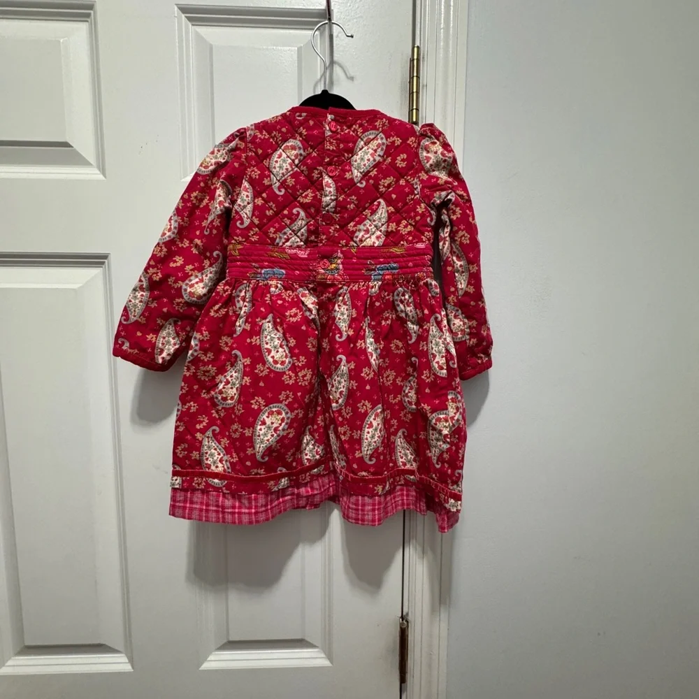 Seven7 Kids Casual Dress - Red Floral
